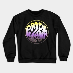 Pride and Wrath (Enby / Non-binary pride) Crewneck Sweatshirt